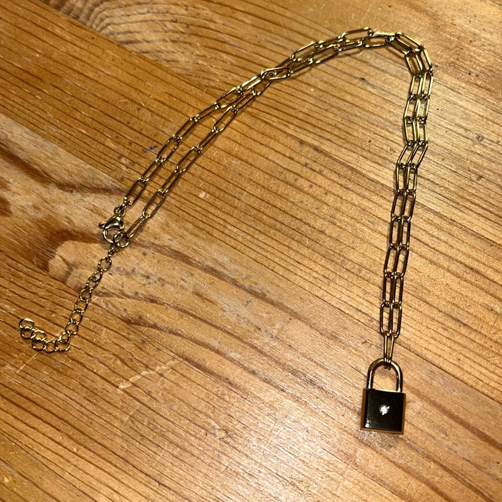 Brand new necklace (gold tone)